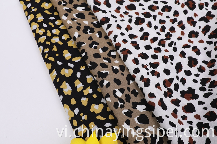 Bán hàng hàng đầu dệt kim in bản in Rayon 100% Vải viscose cho váy của phụ nữ